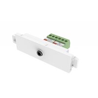 Vision TC3 - Modulares Faceplate-Kit mit Snap-ins und Kabeln - Mini-Phone Stereo 3,5 mm