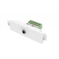 Vision TC3 - Modulares Faceplate-Kit mit Snap-ins und Kabeln - Mini-Phone Stereo 3,5 mm