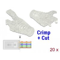 Delock 86455 - RJ-45 - Transparent - 19,4 mm - 28,4 mm - 11,8 mm - 20 Stück(e)