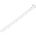 StarTech.com Kabelbinder - 152x3 mm - wiederverwendbar - lösbare Nylonbinder - 22 kg Zugfestigkeit - Innen- und Außenbereich - 94V-2/UL - weiß - 100 Stück - Lösbarer Kabelbinder - Nylon - Kunststoff - Weiß - 3,5 cm - V2 - -40 - 85 °C