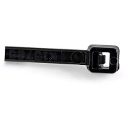 StarTech.com Kabelbinder - 100x2 mm - selbstsichernde Nylon-Kabelbinder mit gebogener Spitze - 22 mm Bündeldurchmesser - 8 kg Zugfestigkeit - 94V-2/UL - schwarz - 100 Stück - Lösbarer Kabelbinder - Nylon - Kunststoff - Schwarz - 2,2 cm - V2 - -40 - 85 °C