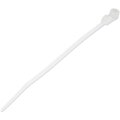 StarTech.com 10 cm Kabelbinder mit Öse - 2 mm breit - 2 mm Bündeldurchmesser - 8 kg Zugfestigkeit - Nylon 66 selbstsichernde Kabelbinder mit Schraubloch - UL gelistet - 100 Stück - Lösbarer Kabelbinder - Nylon - Kunststoff - Weiß - 2,5 cm - V2 - -40 - 85