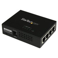StarTech.com 4 Port Gigabit midspan - PoE+ Injektor -...