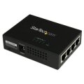 StarTech.com 4 Port Gigabit midspan - PoE+ Injektor - 802.3at/af - Netzwerksender - 100 m - 2000 Mbit/s - Voll - 50000 h - 10/100/1000Base-T(X)