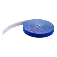 StarTech.com 30,5 m Klettbandrolle - Wiederverwendbare Zuschneidbare Klettkabelbinder - Industrielle Klettverschluss Rolle / Klettband Rolle - Klettbänder für Kabelmanagement - Blau - Kabelbinder mit Klettverschluss - Nylon - Blau - -10 - 80 °C - 30500 mm