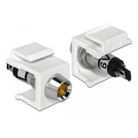 Delock 86449, Keystone LED, Schwarz, Edelstahl,...