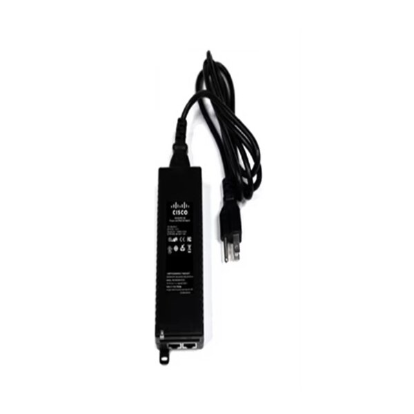 Cisco AIR-PWRINJ7=, 5 Gigabit Ethernet, 10,100,1000,2500,5000 Mbit/s, Schwarz, 56 V, 100 - 240 V, 50 ~ 60 Hz