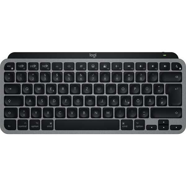 Logitech Mx Keys Mini For Mac Minimalist Wireless Illuminated Keyboard Space Grey - Tastatur - QWERTZ
