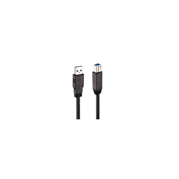 Lindy 43098 10m USB A USB B Männlich Männlich Schwarz USB Kabel