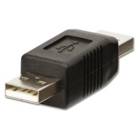 Lindy USB-Adapter Typ A/A USB A Stecker an Ste - Kabel