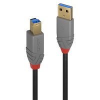 Lindy 36744 USB Kabel 5 m USB A USB B Männlich Schwarz