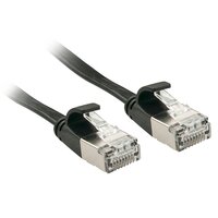 Lindy 47485 10m Cat6a U/FTP (STP) Schwarz Netzwerkkabel