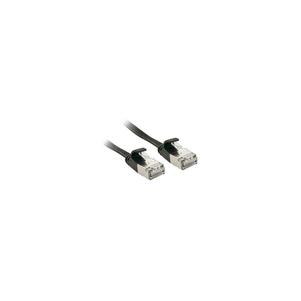 Lindy 47482 2m Cat6a U/FTP (STP) Schwarz Netzwerkkabel