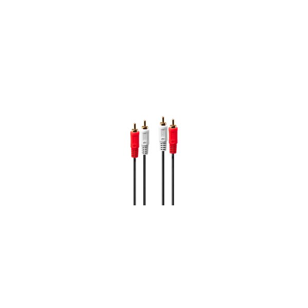 Lindy Premium - Audiokabel - RCA x 2 (M) bis RCA x 2 (M)