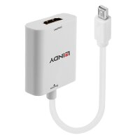 Lindy 41069, Mini DisplayPort, HDMI Typ A (Standard), Männlich, Weiblich, 3840 x 2160 Pixel, 2160p