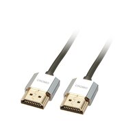 Lindy CROMO Slim High Speed HDMI Cable with Ethernet - Video-/Audio-/Netzwerkkabel - HDMI