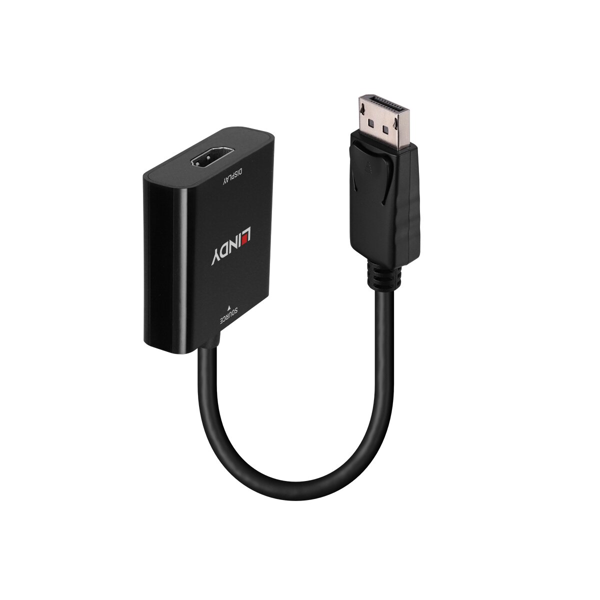 Lindy 41068 DisplayPort 1.2 HDMI Schwarz Schnittstellenkabeladapter