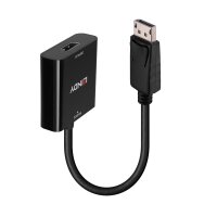 Lindy 41068 DisplayPort 1.2 HDMI Schwarz...