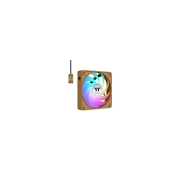 Thermaltake CT120 EX ARGB Sync PC Cooling Fan Gravel Sand hellbraun 3er-Pack 120 - Gehäuse-Lüfter