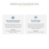 StarTech.com USB-C auf Gigabit Ethernet Adapter mit USB-A...