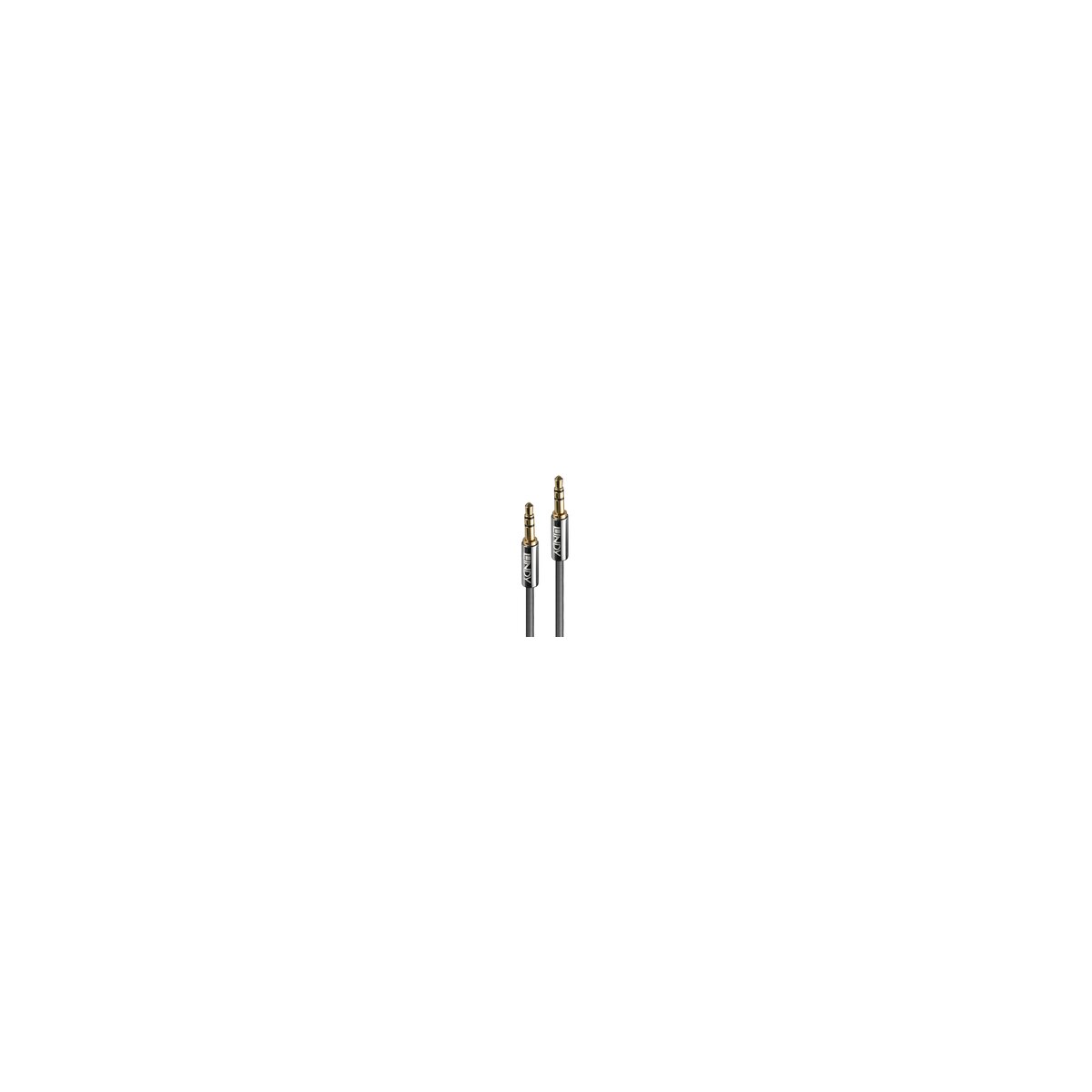 Lindy 35322 Audio-Kabel 2 m 3.5mm Anthrazit