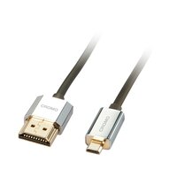 Lindy CROMO Slim High Speed HDMI to micro HDMI Cable with...
