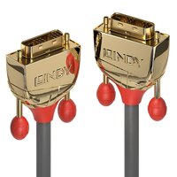 Lindy 36217 20m DVI-D DVI-D Gold - Grau DVI-Kabel