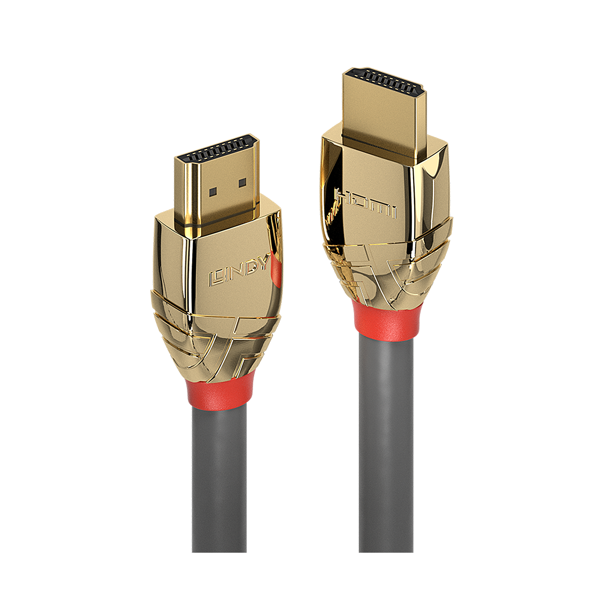 Lindy 37866 10m HDMI Type A (Standard) HDMI Type A (Standard) Gold - Grau HDMI-Kabel