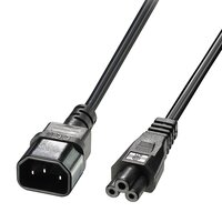 Lindy 30342 3m C14-Koppler C5-Koppler Schwarz Stromkabel