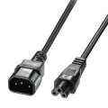 Lindy 30342 3m C14-Koppler C5-Koppler Schwarz Stromkabel