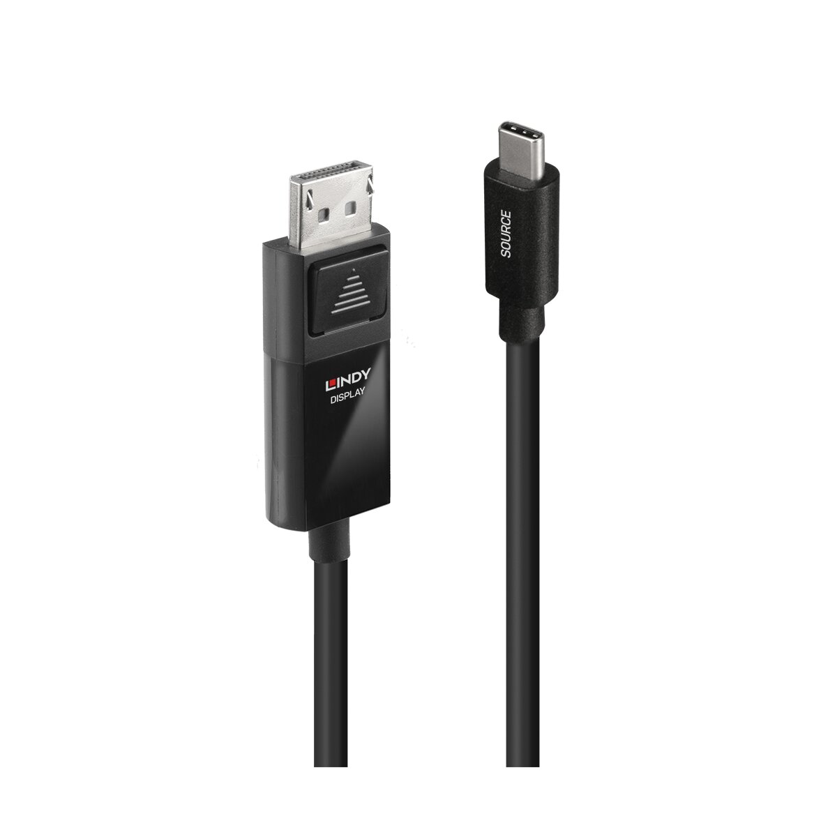 Lindy 43341 - 1 m - USB Typ-C - DisplayPort - Männlich - Männlich - Gerade