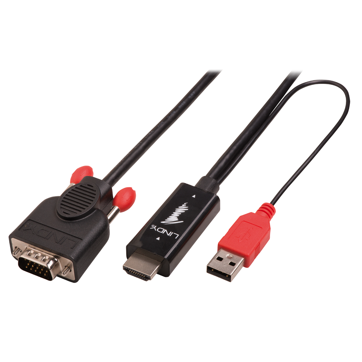 Lindy HDMI to VGA Adapter cable - Videokonverter - HDMI