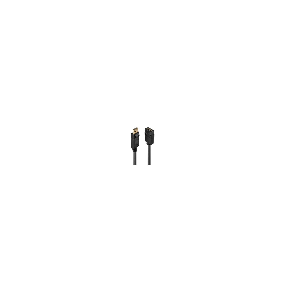 Lindy Video- / Audio-Adapter - DisplayPort (M) - HDMI, 19-polig (W)