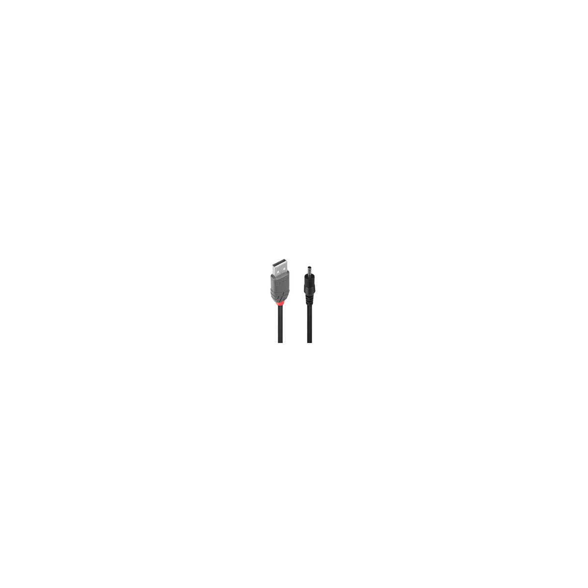 Lindy USB-Ladekabel - 4-poliger USB-Anschluss Typ A (nur Strom) (M) - Gleichstrombuchse 3,5 mm (ID: 1,35 mm) (M)