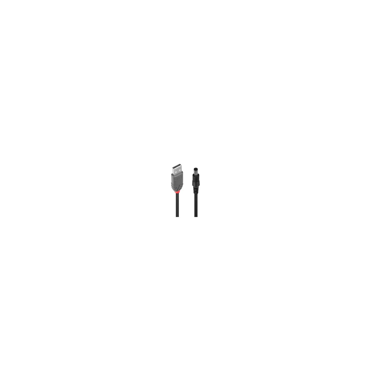 Lindy USB- / Stromkabel - 4-poliger USB-Anschluss Typ A (nur Strom) (M) - Gleichspannungsbuchse 5,5 mm (ID: 2,1 mm) (M)