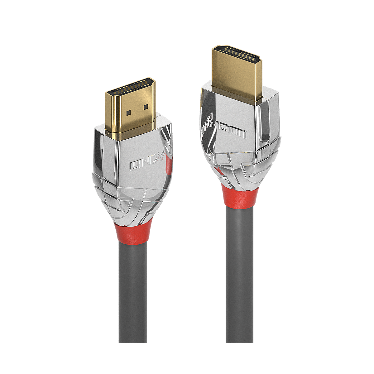 Lindy 37874 5m HDMI Type A (Standard) HDMI Type A (Standard) Grau - Silber HDMI-Kabel