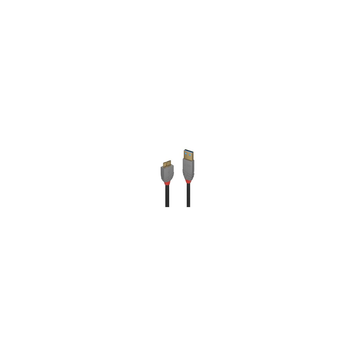 Lindy 36767 2m USB A Micro-USB B Männlich Männlich Schwarz USB Kabel