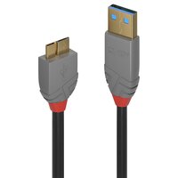 Lindy 36765 0.5m USB A Micro-USB B Männlich...