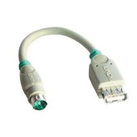 Lindy USB-PS/2 - Maus- oder Tastaturadapterkabel, 0,15 m,...