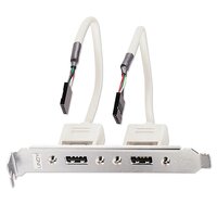 Lindy USB-Slotblechadapter 2 x 5 IDC-Kupplung ca. - Kabel