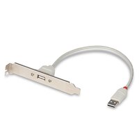 Lindy USB Slotblechadapter 1 x Typ A - Adapter