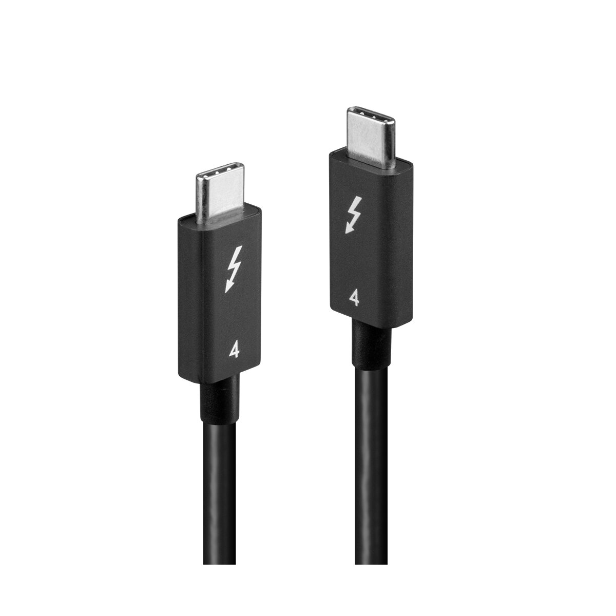Lindy 31120 - Männlich - Männlich - 1 m - Schwarz - Nickel/Gold - 40 Gbit/s