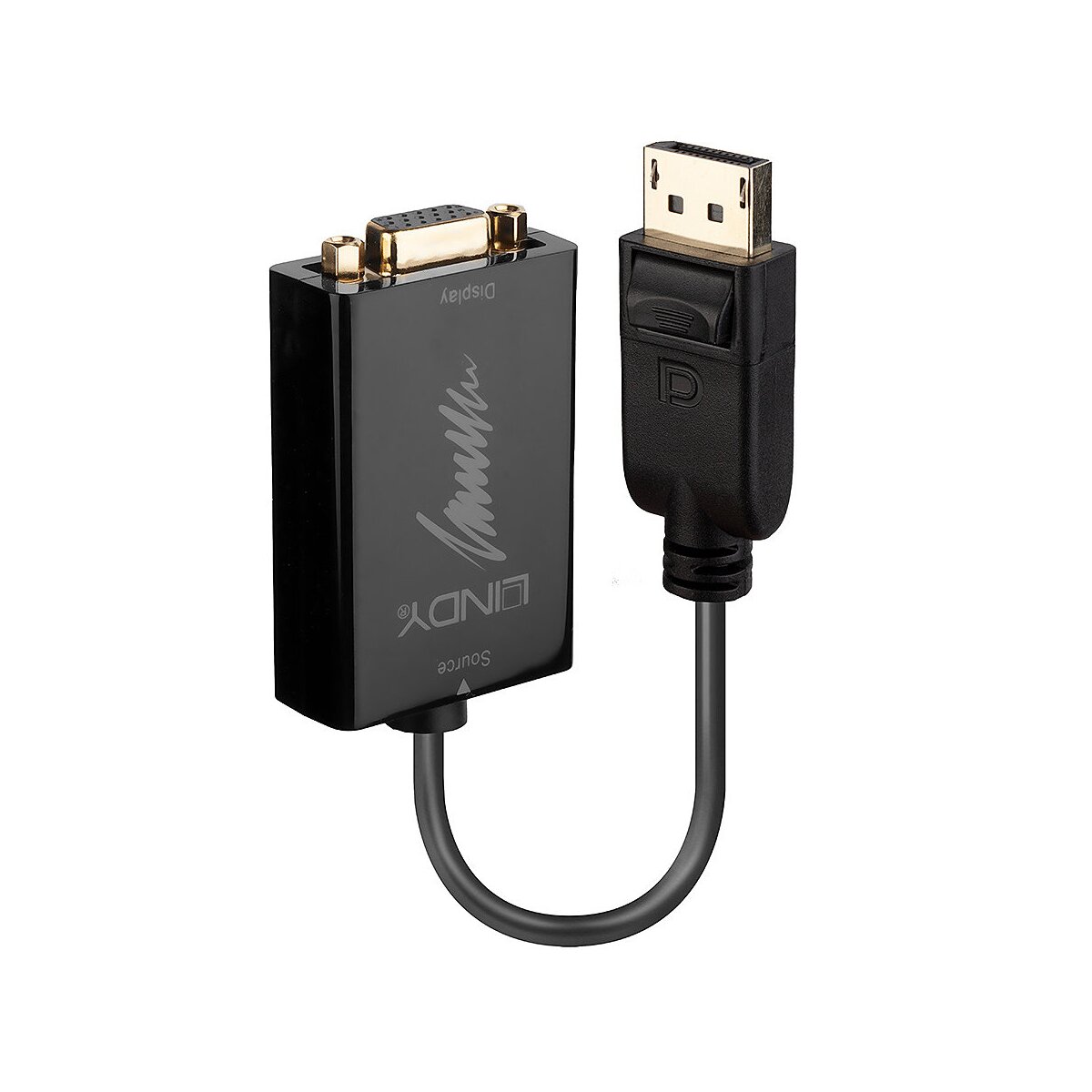 Lindy DisplayPort to VGA Adapter - Externer Videoadapter - D-Sub, DisplayPort
