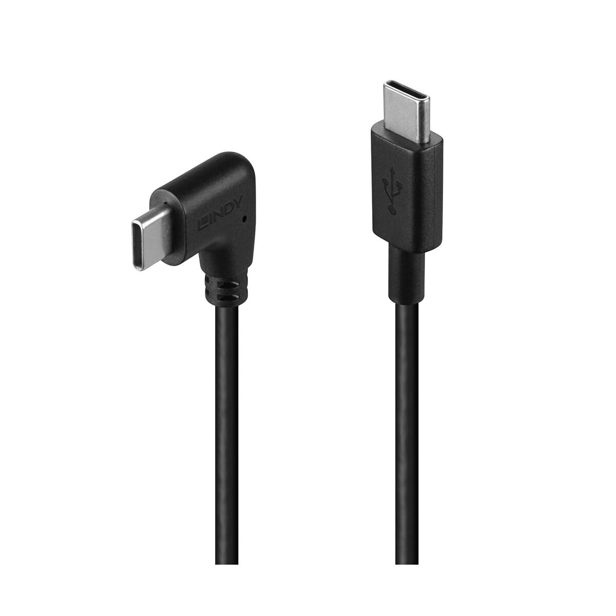 Lindy USB 2.0 Typ C Kabel 90° gewinkelt - Kabel - Digital/Daten