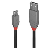 Lindy Anthra Line USB Kabel 0,5 m USB A Micro-USB B...