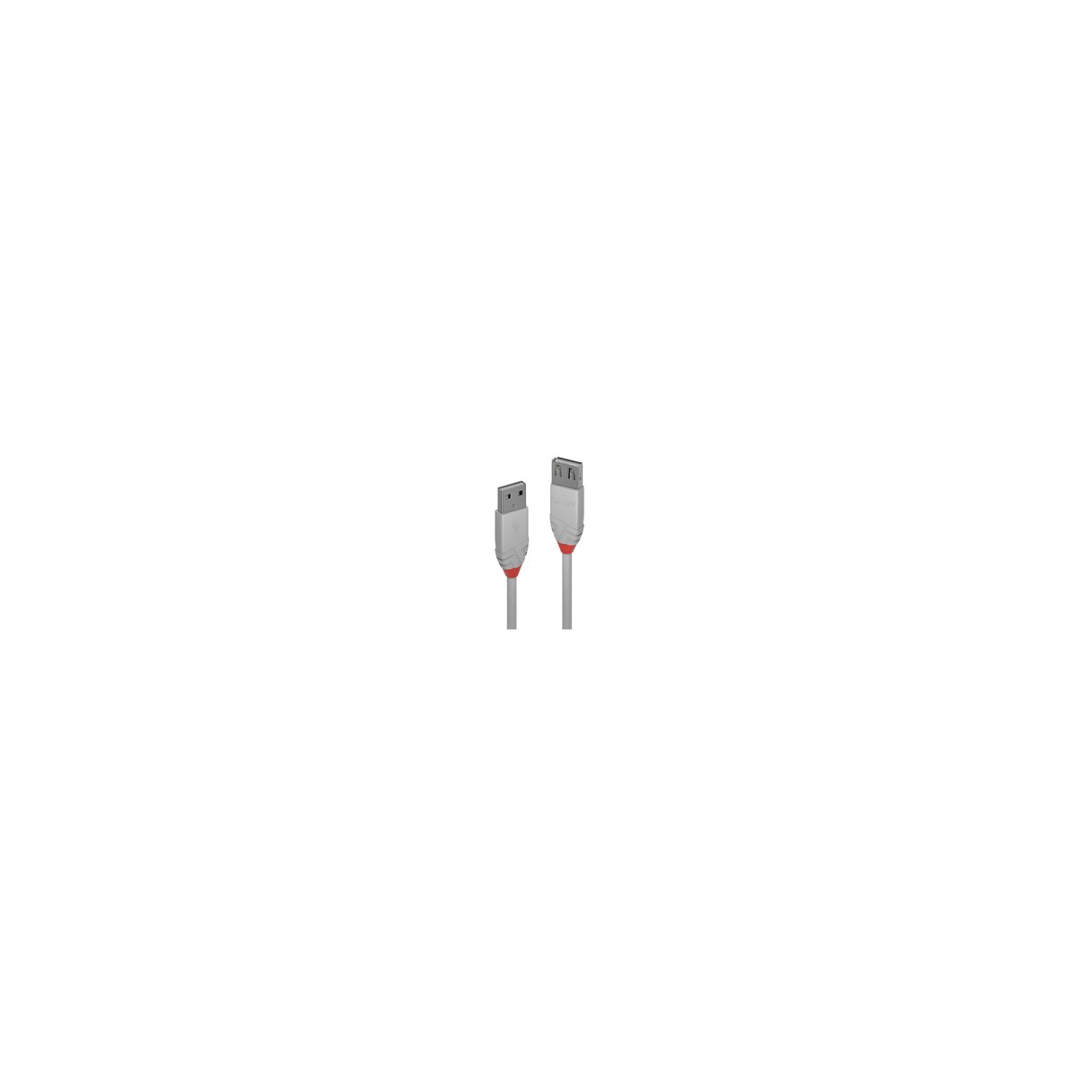 Lindy Anthra Line USB Kabel 3 m USB A Männlich Weiblich Grau