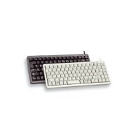 Cherry Slim Line Compact-Keyboard G84-4100 - Tastatur - Laser - QWERTY - Grau