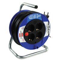 Brennenstuhl BN-HASP06 - 15 m - Blau - Schwarz - Metall -...