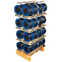 Brennenstuhl BN-HASP06 - 15 m - Blau - Schwarz - Metall - Kunststoff - 4 AC-Ausgänge