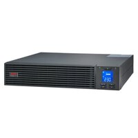 APC Easy UPS On-Line, 2000VA/1800W, Rackmontage 2HE, 230V, 4x IEC C13 Ausgänge, Intelligenter Kartensteckplatz, LCD, mit Rackmontagekit, 2 kVA, 1800 W, Sine, 110 V, 285 V, 40 - 70 Hz